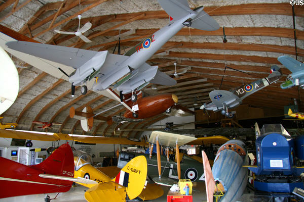 Aircraft collection in Canadian Museum of Flight (5333 216 St.). Langley, BC.