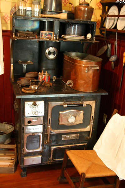 Cast iron Monarch stove in Roedde House Museum. Vancouver, BC.