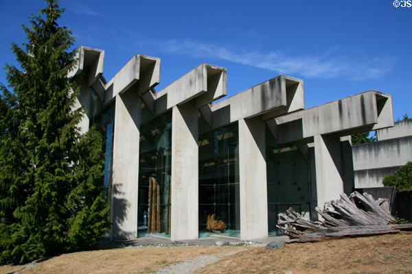 Arthur Erickson's architecture for Museum of Anthropology at UBC. Vancouver, BC.