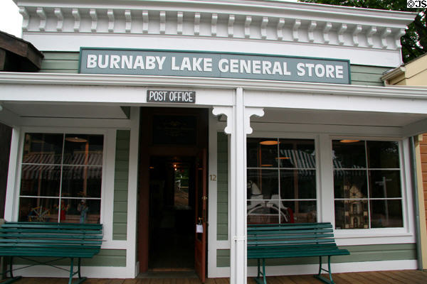 Burnaby Lake General Store heritage building at Burnaby Village Museum. Burnaby, BC.