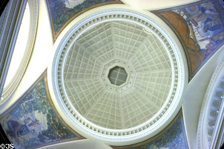 Dome interior of British Columbia Legislature. Victoria, BC.