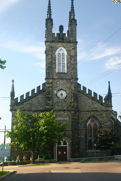 Saint John's Stone Church (1825). Saint John, NB. Style: Gothic Revival.