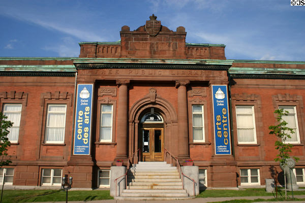 Carnegie Free Public Library (1904) (20 Hazen Ave.). Saint John, NB.