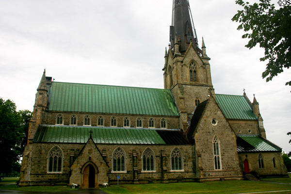 Christ Church Cathedral (1845-53) (168 Church St.). Fredericton, NB. Style: Gothic Revival.