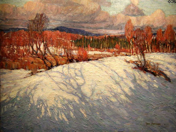 In Algonquin Park painting (1914) by Tom Thomson at McMichael Gallery. Kleinburg, ON.