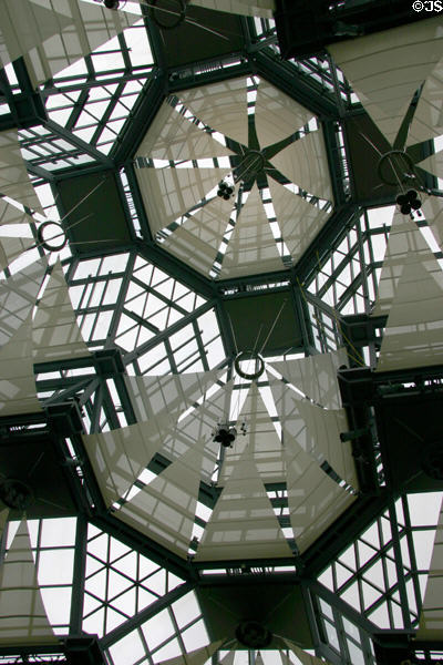 Atrium skylights of National Gallery of Canada. Ottawa, ON.