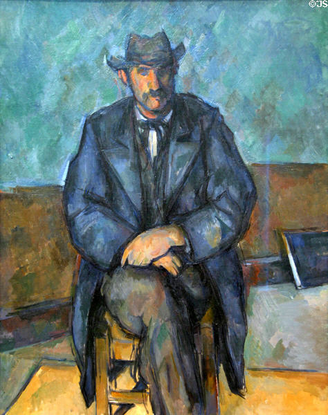 Portrait of a Peasant (c1900) by Paul Cézanne at National Gallery of Canada. Ottawa, ON.