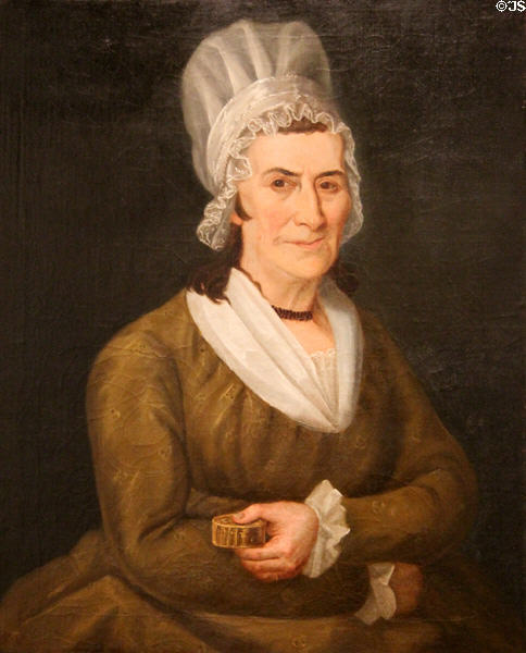 Mme Félix Têtu portrait (1797-1800) by Louis Dulongpré at National Gallery of Canada. Ottawa, ON.