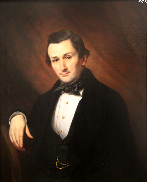 Jean-Louis Beaudry portrait (c1855) by Théophile Hamel at National Gallery of Canada. Ottawa, ON.