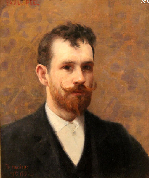 Self portrait (1892) by Paul Peel at National Gallery of Canada. Ottawa, ON.