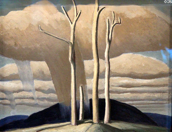 High Country, Lake Superior painting (c1925) by Lawren S. Harris at National Gallery of Canada. Ottawa, ON.