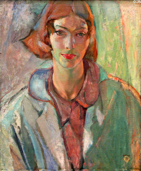 Portrait of Vera (1930) by F.H.Varley at National Gallery of Canada. Ottawa, ON.