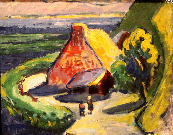 House in Brittany painting (1911) by Emily Carr at National Gallery of Canada. Ottawa, ON.