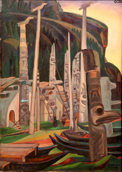 Heina painting (1928) by Emily Carr at National Gallery of Canada. Ottawa, ON.
