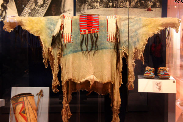 Sitting Bull's Hunkpapa Lakota war shirt (c1879) at Royal Ontario Museum. Toronto, ON.