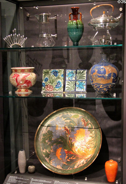 Collection of Arts & Crafts object (1860s onward) at Royal Ontario Museum. Toronto, ON.