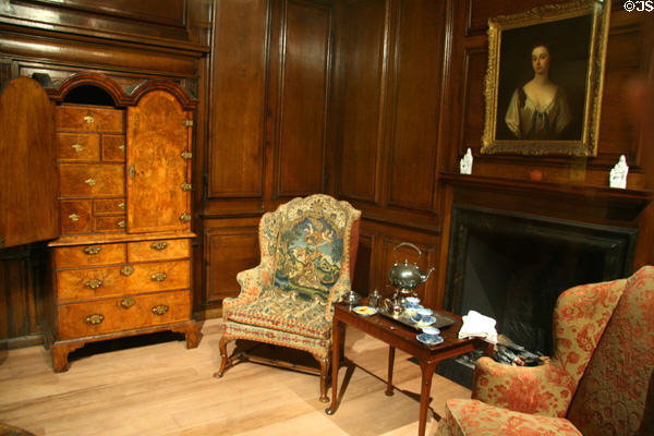Late 17thC English interior at Royal Ontario Museum. Toronto, ON.