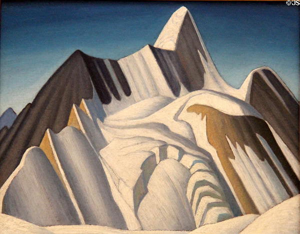 Mount Robson from Southeast painting on board (1929) by Lawren Harris at Art Gallery of Ontario. Toronto, ON.