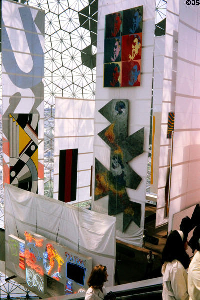 American modern art in United States Pavilion at Expo 67. Montreal, QC.