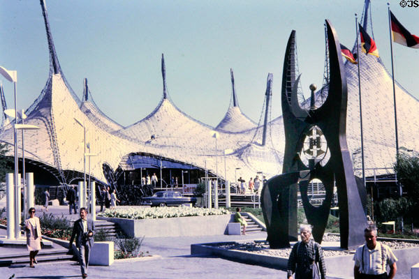 Federal Republic of Germany Pavilion at Expo 67. Montreal, QC. Architect: Otto Frei.