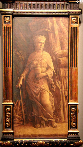Dido painting (c1500) by Andrea Mantegna from Mantua at Montreal Museum of Fine Arts. Montreal, QC.