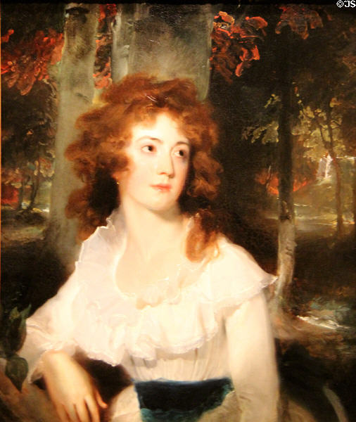 Portrait of Miss Harriet Maria Day (1789) by Thomas Lawrence at Montreal Museum of Fine Arts. Montreal, QC.