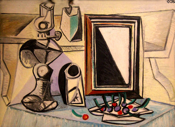 Lamp & Cherries painting (1945) by Pablo Picasso at Montreal Museum of Fine Arts. Montreal, QC.