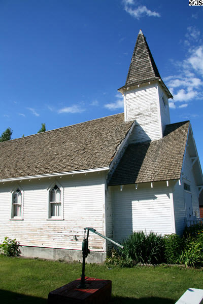 West Prairie Lutheran Church (1937) at Doc's Town. Swift Current, SK.