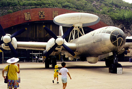 Aircraft at China Aviation Museum, Beijing. China.