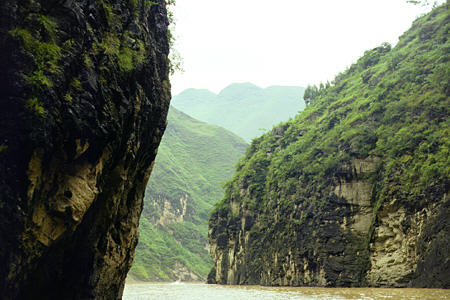 Three small gorges along Yangtze River. China.