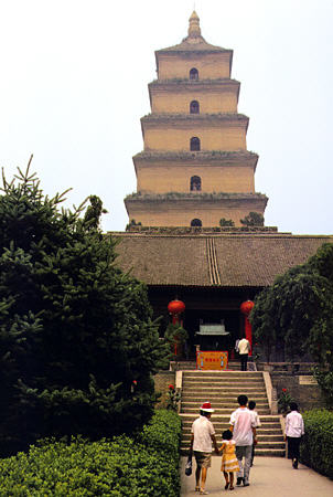 Big Wild Goose pagoda in Xi'an. China.