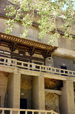 Mogao (Magao) Caves once an ancient Buddhist monastery in Dunhuang. China.