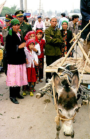 Kashgar's Sunday market. China.