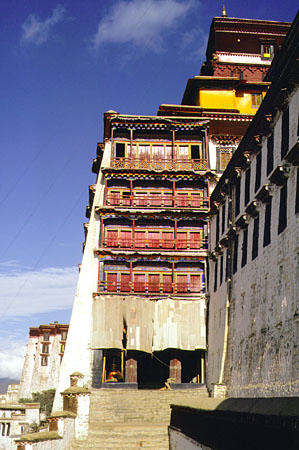 Potola Palace in Lhasa, Tibet. China.