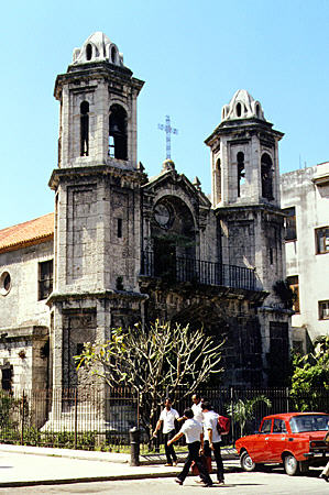 Iglesia del Santo Christo del Buen Viaga in Havana. Cuba.