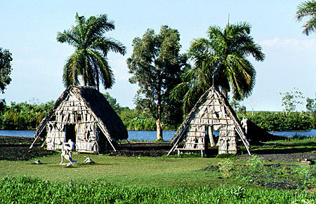 Replica of Indian Village in Guama. Cuba.