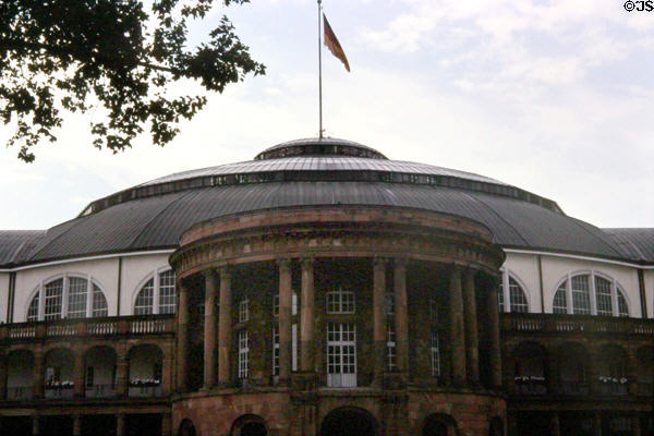 Frankfurt Messe historic Festhalle (1909) opened by last German Emperor. Frankfurt am Main, Germany.