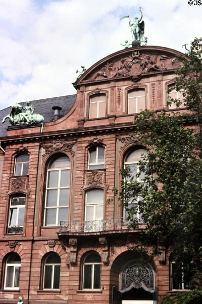 Natural History Museum (Naturmuseum Senckenberg) (1907) near Bockenheimer Warte square. Frankfurt am Main, Germany.