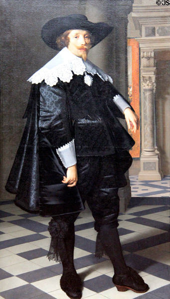 Cornelis de Graeff, Mayor of Amsterdam painting (1636) by Nicolaes Eliasz Pickenoy at Berlin Gemaldegalerie. Berlin, Germany.