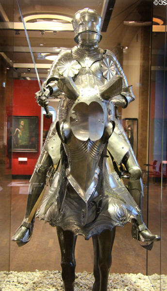 Armor & horse armor (c1470-90) at German Historical Museum. Berlin, Germany.