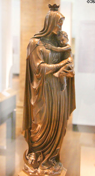 Bronze Madonna of the Apocalypse (c1848) in Berlin (shown at 1851 London World's Fair) at German Historical Museum. Berlin, Germany.