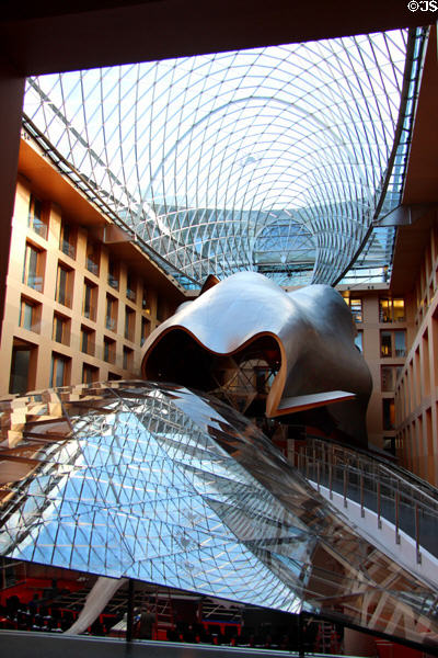 Interior space of Gehry's DZ Bank building (2001) (Pariser Platz 3). Berlin, Germany.