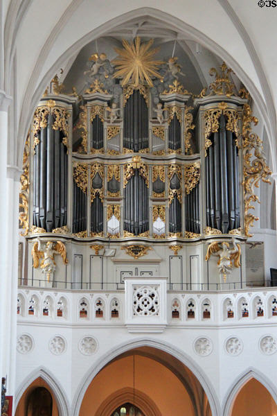 Organ at St Mary's Church. Berlin, Germany.
