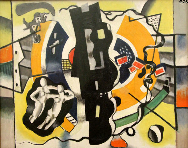 The Twins painting (1929-30) by Fernand Léger at Ludwig Museum. Köln, Germany.