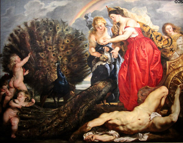 Juno & Argus painting (c1610) by Peter Paul Rubens at Wallraf-Richartz Museum. Köln, Germany.