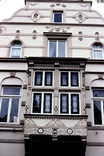 House with oriel window (1898). Celle, Germany.