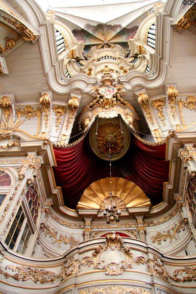 Organ at St Mary's Church. Rostock, Germany.