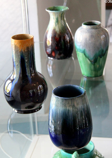 Ceramic vases (c1910s) by Wilhelm Richter at Schleswig Holstein State Museum. Schleswig, Germany.