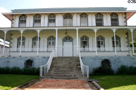 Catholic Bishop's house (1902) in Italianate style. Roseau, Dominica.