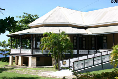 Andrew Carnegie Library (1905) in Creole style. Roseau, Dominica.